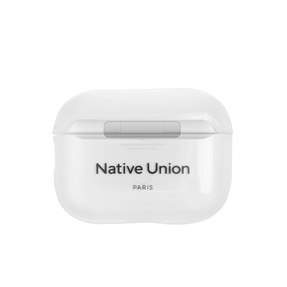 AirPods Pro 2 Kılıf Qi M-Safe Şarj Özellikli Native Union RE Clear Serisi Silikon Kılıf