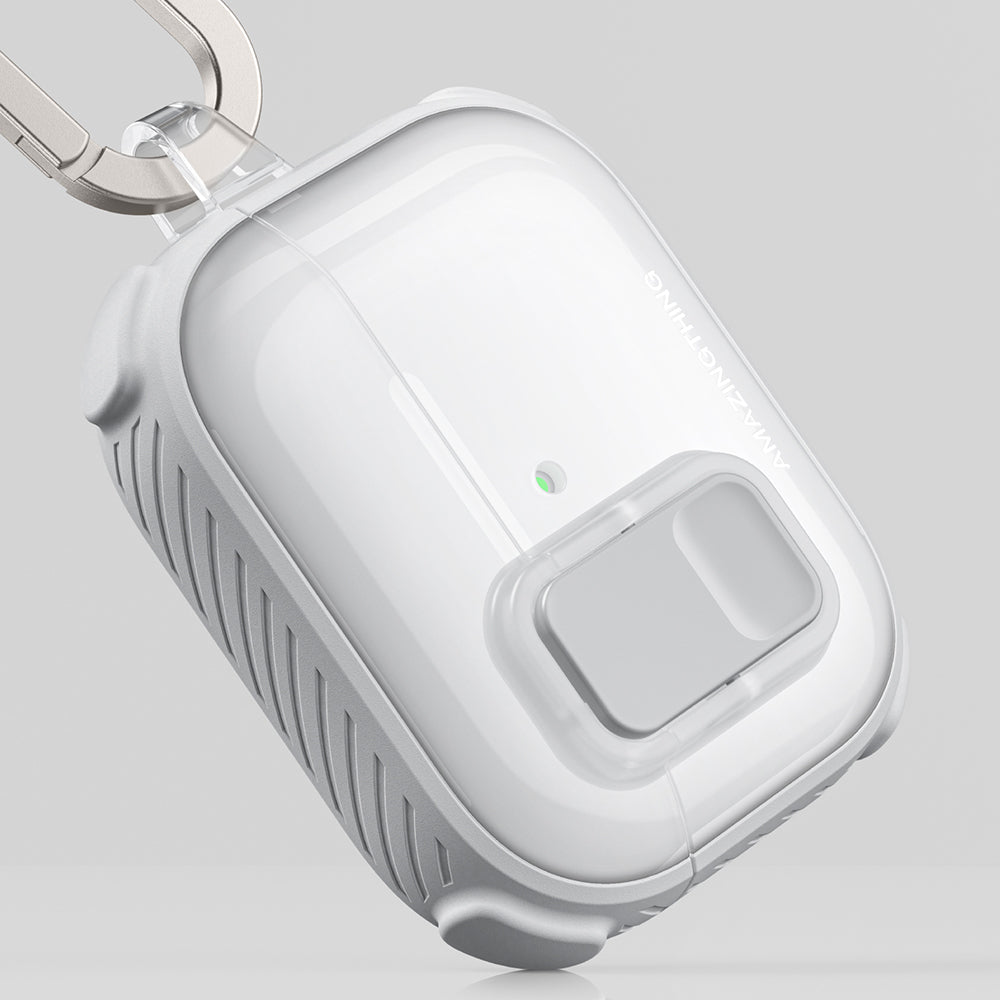 Airpods Pro 3 Amazingthing Kilit Tasarımlı Airbagli Titan Pro Serisi Kılıf