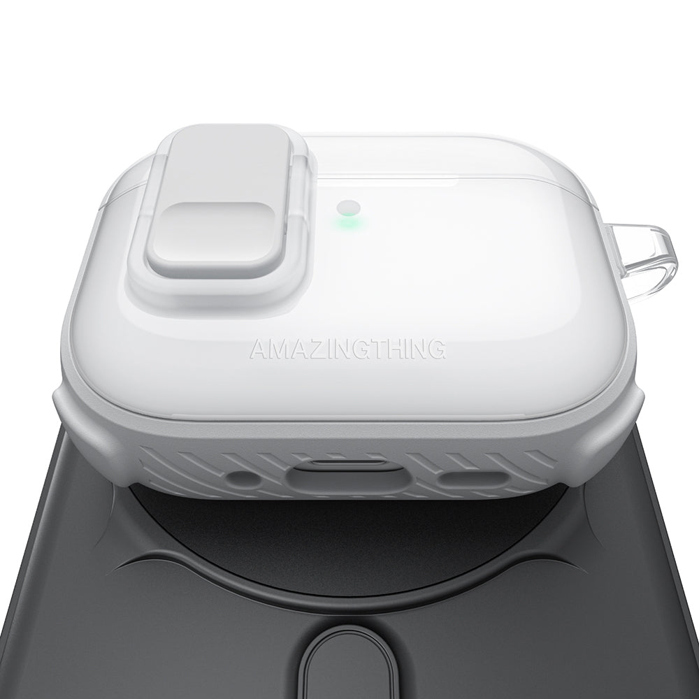 Airpods Pro 3 Amazingthing Kilit Tasarımlı Airbagli Titan Pro Serisi Kılıf