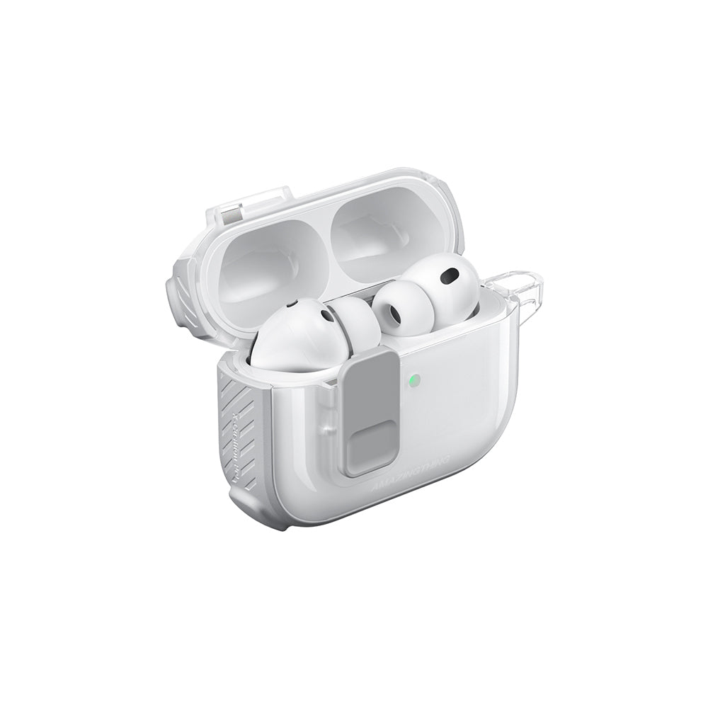 Airpods Pro 3 Amazingthing Kilit Tasarımlı Airbagli Titan Pro Serisi Kılıf
