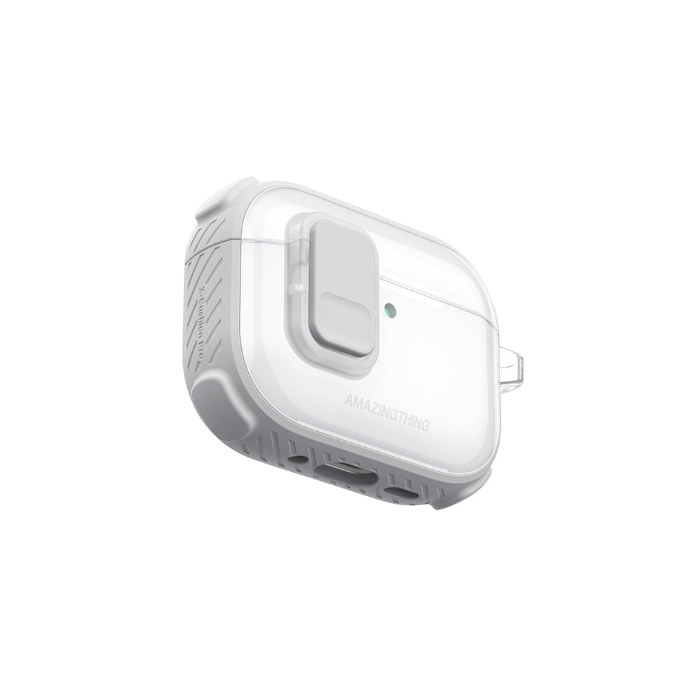 Airpods Pro 3 Amazingthing Kilit Tasarımlı Airbagli Titan Pro Serisi Kılıf