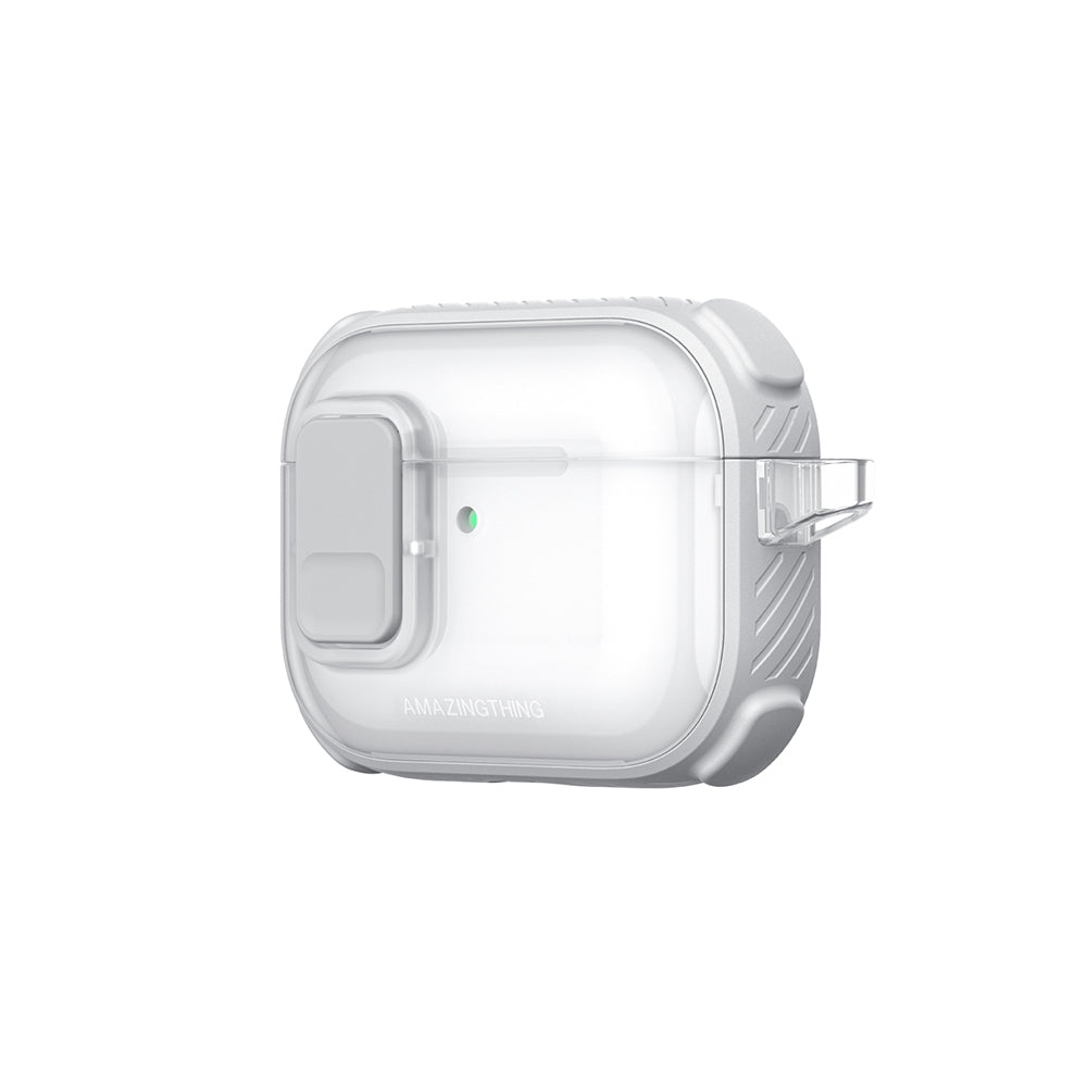 Airpods Pro 3 Amazingthing Kilit Tasarımlı Airbagli Titan Pro Serisi Kılıf