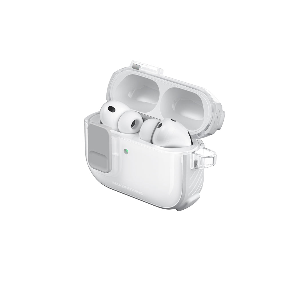 Airpods Pro 3 Amazingthing Kilit Tasarımlı Airbagli Titan Pro Serisi Kılıf