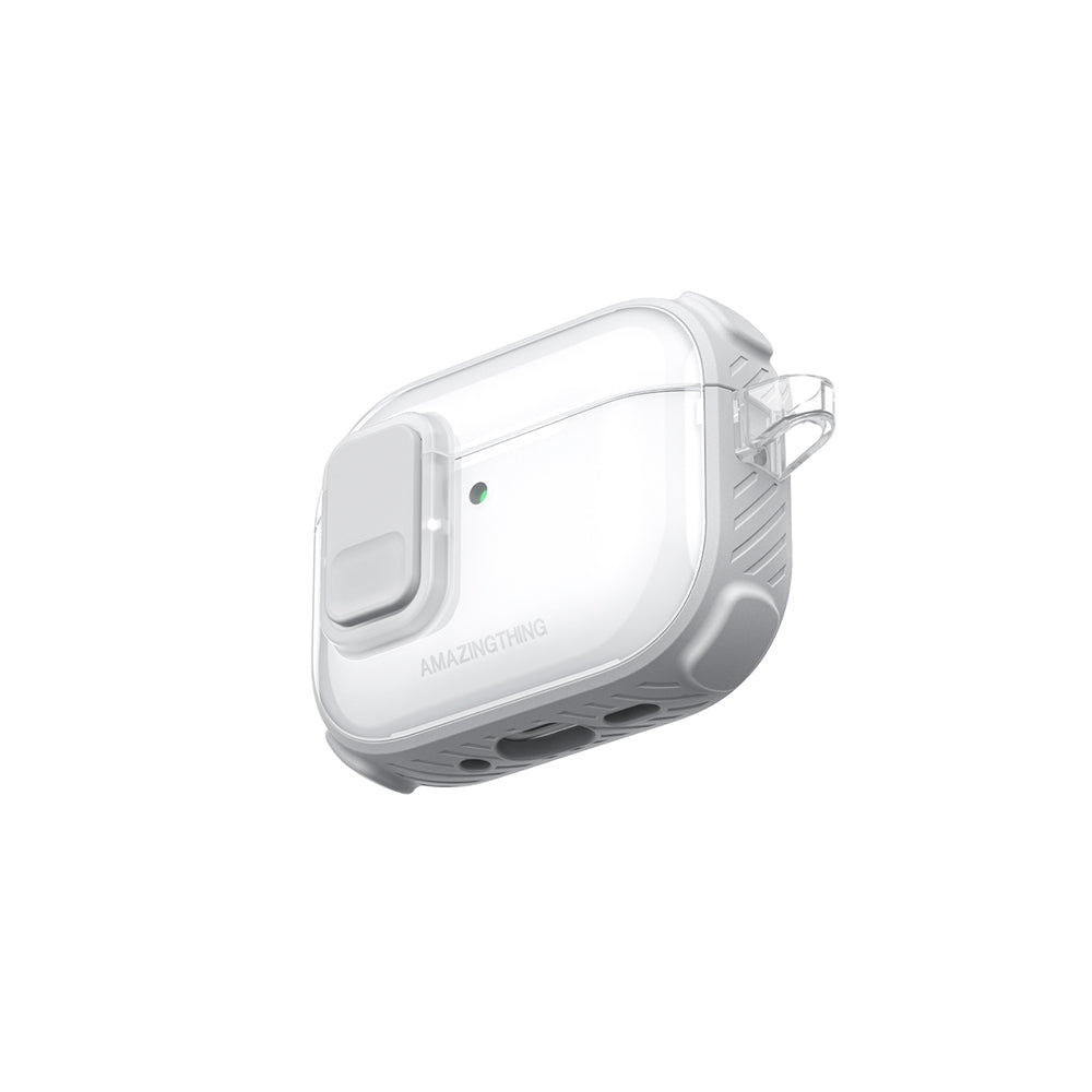 Airpods Pro 3 Amazingthing Kilit Tasarımlı Airbagli Titan Pro Serisi Kılıf