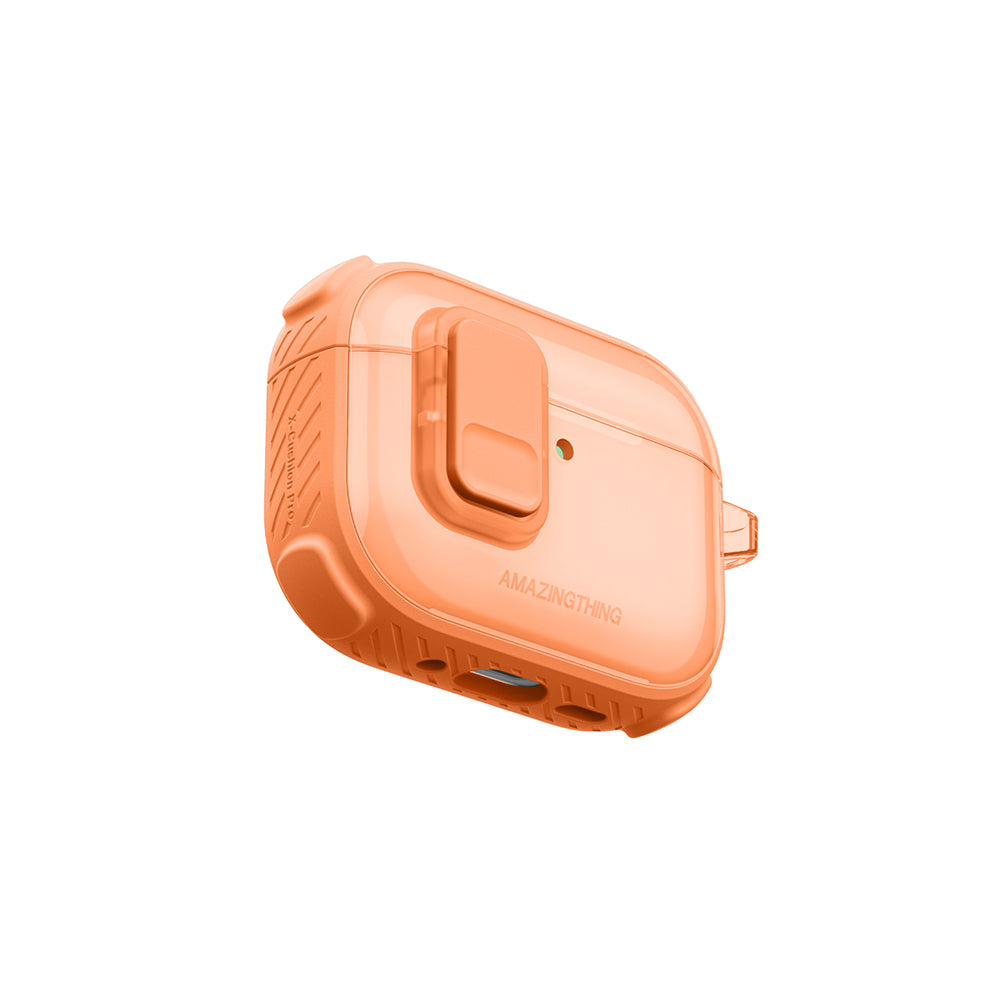 Airpods Pro 3 Amazingthing Kilit Tasarımlı Airbagli Titan Pro Serisi Kılıf