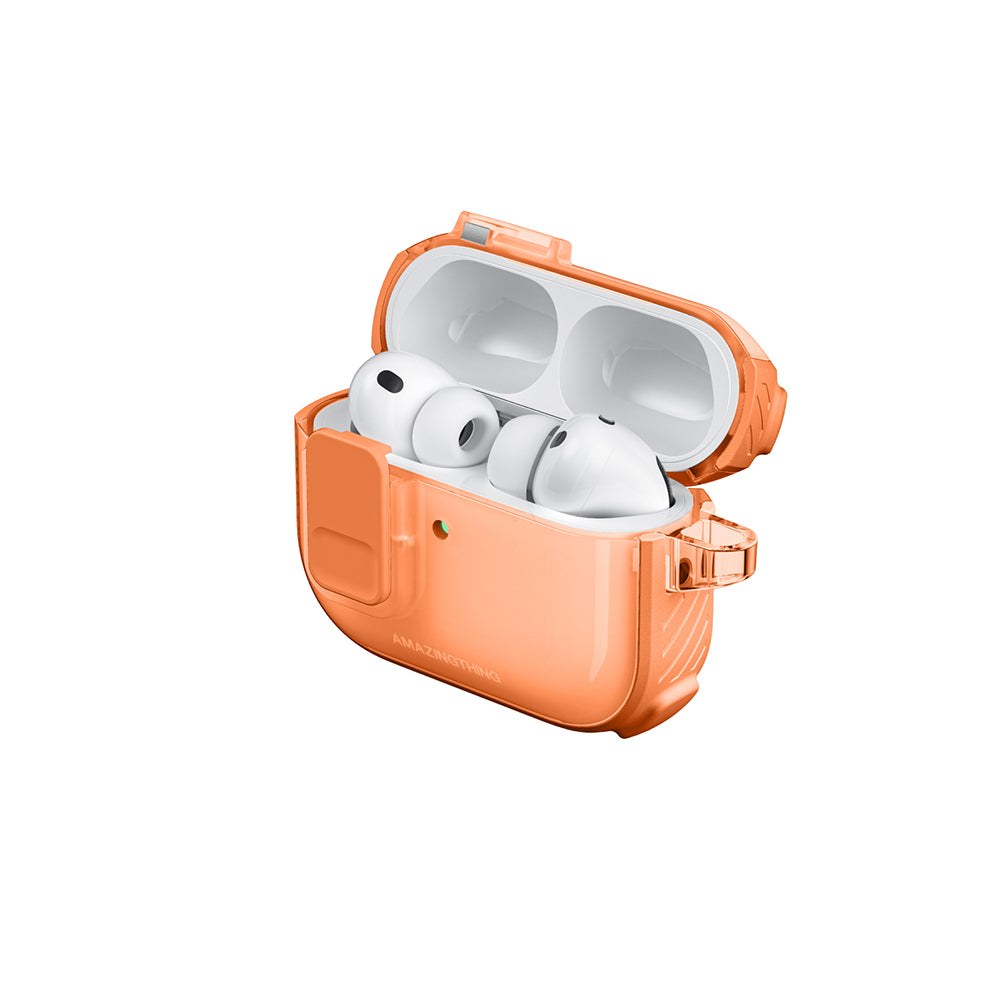 Airpods Pro 3 Amazingthing Kilit Tasarımlı Airbagli Titan Pro Serisi Kılıf