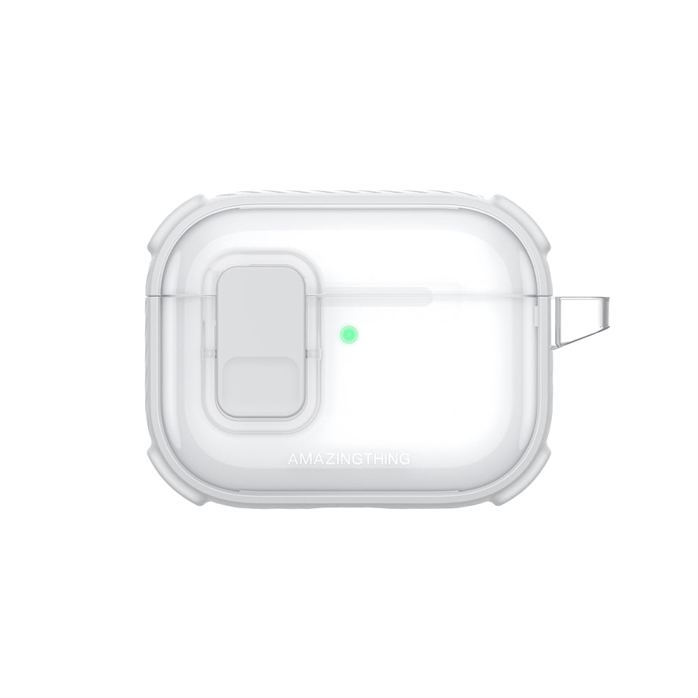 Airpods Pro 3 Amazingthing Kilit Tasarımlı Airbagli Titan Pro Serisi Kılıf