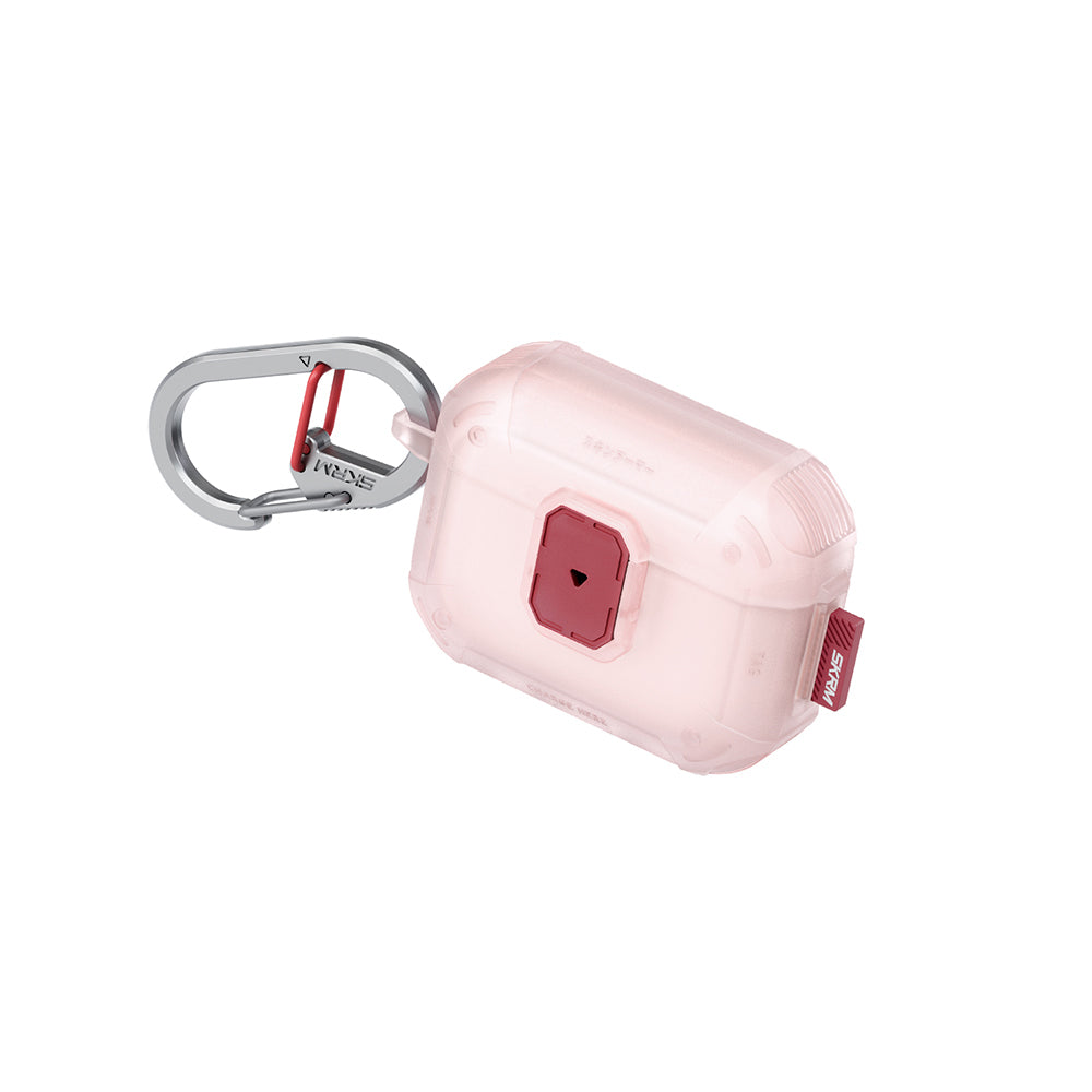 Airpods Pro 3 Kılıf Airbagli Yivli Köşe Kilit Tasarımlı 360 Derece Koruma Skinarma Mecha LE Kılıf