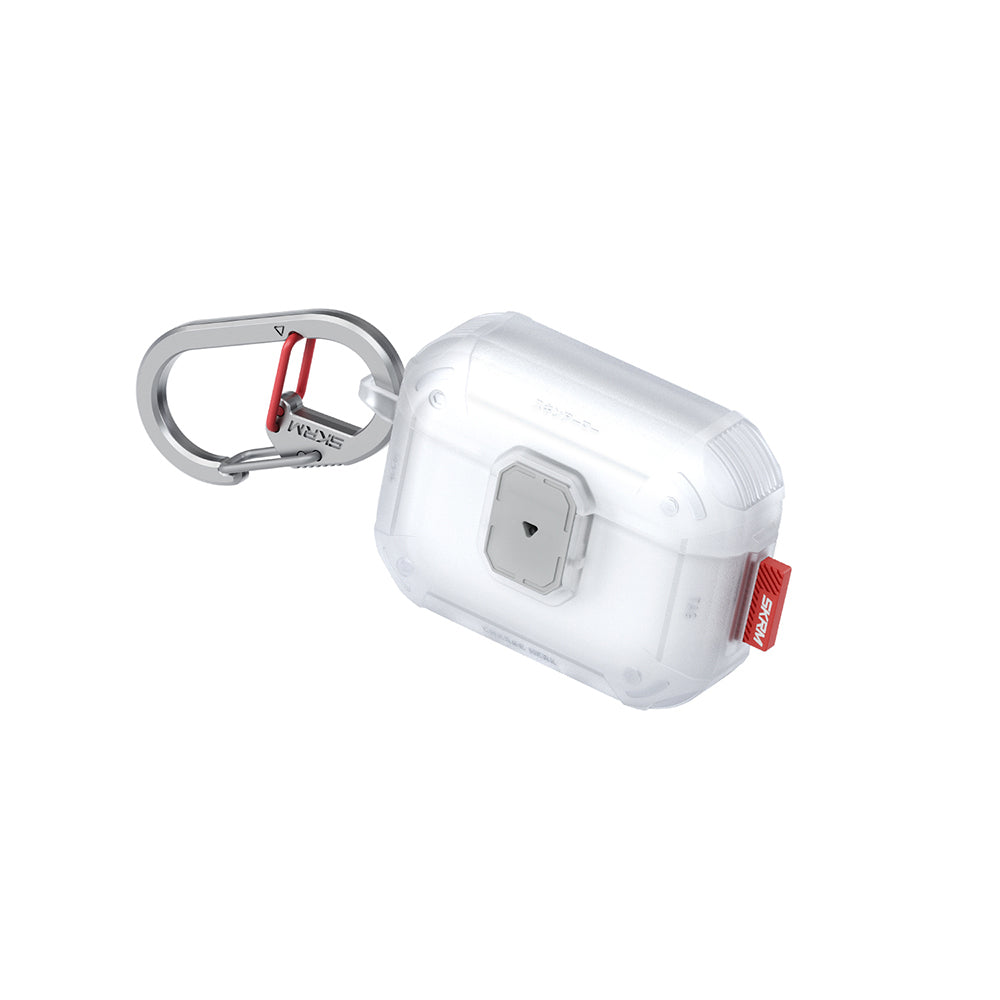 Airpods Pro 3 Kılıf Airbagli Yivli Köşe Kilit Tasarımlı 360 Derece Koruma Skinarma Mecha LE Kılıf