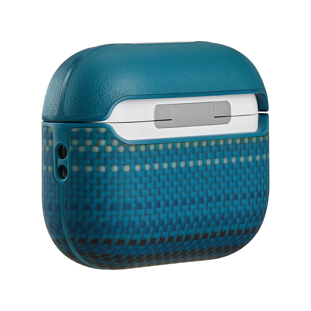 Airpods Pro 3 Kılıf Aramid Fiber Pitaka Tactile Woven Sunset-Moonrise Serisi Kılıf