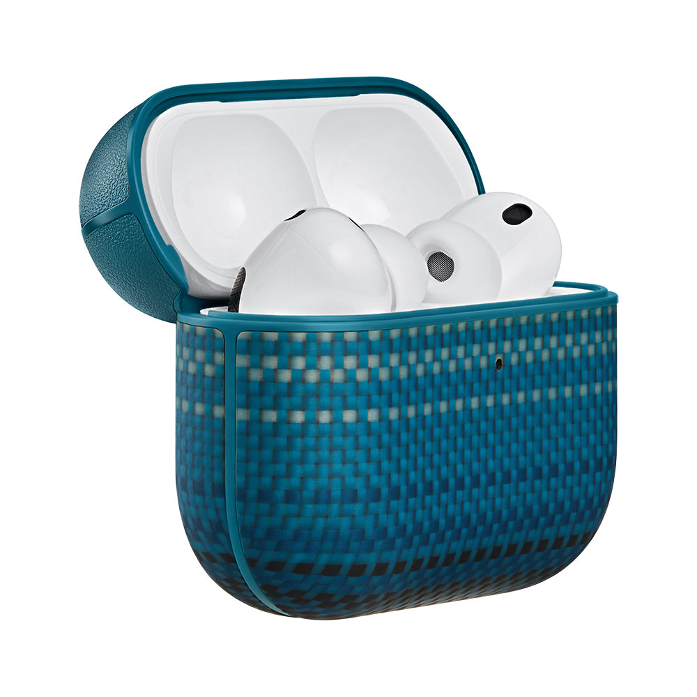 Airpods Pro 3 Kılıf Aramid Fiber Pitaka Tactile Woven Sunset-Moonrise Serisi Kılıf