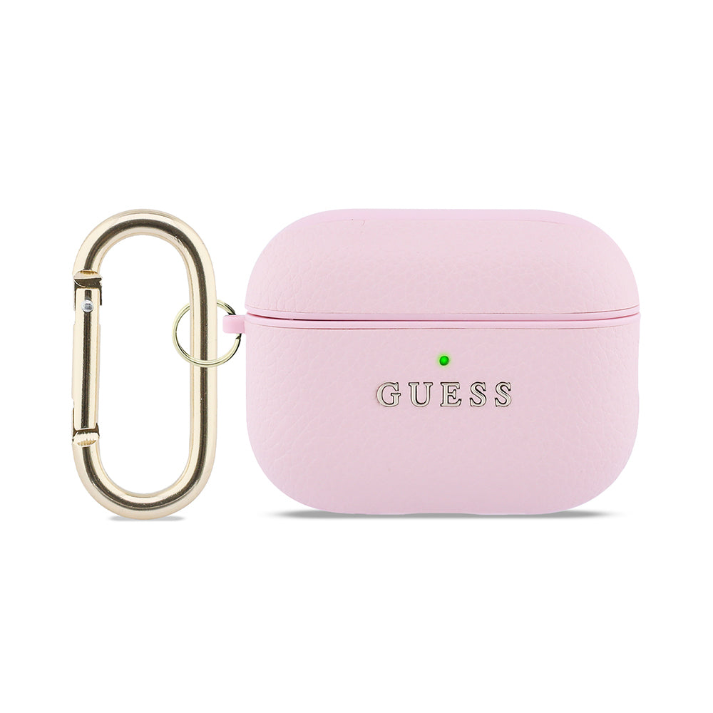 Airpods Pro 3 Kılıf Guess Orijinal Lisanslı Anahtarlıklı PU Deri Kılıf