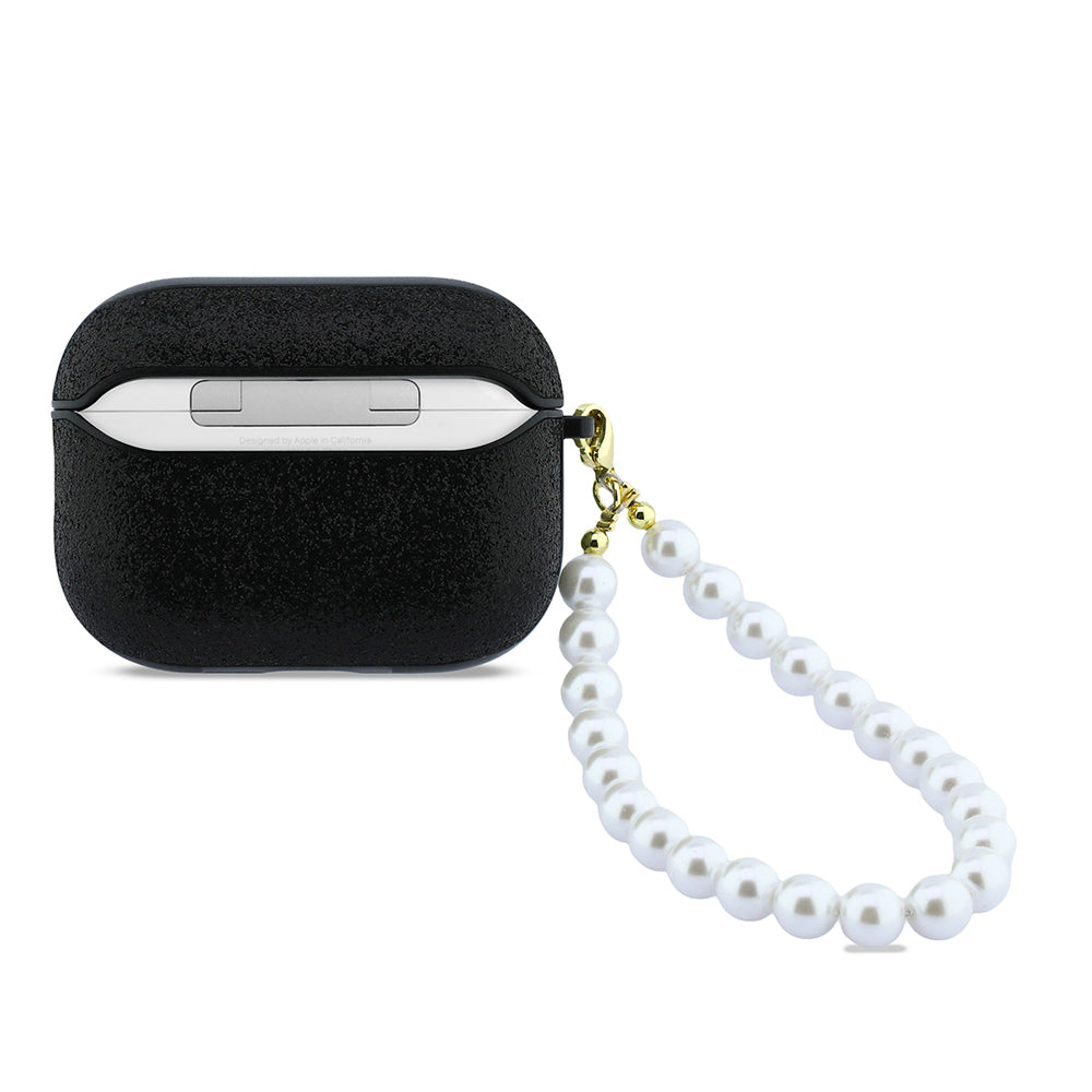 Airpods Pro 3 Kılıf Guess Glitter İnci Bilek Askılı Kılıf