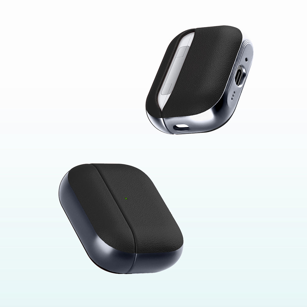 AirPods Pro 3 Kılıf M-Safe Şarj Özellikli Mutural Poying Serisi Deri Tasarımlı Kılıf