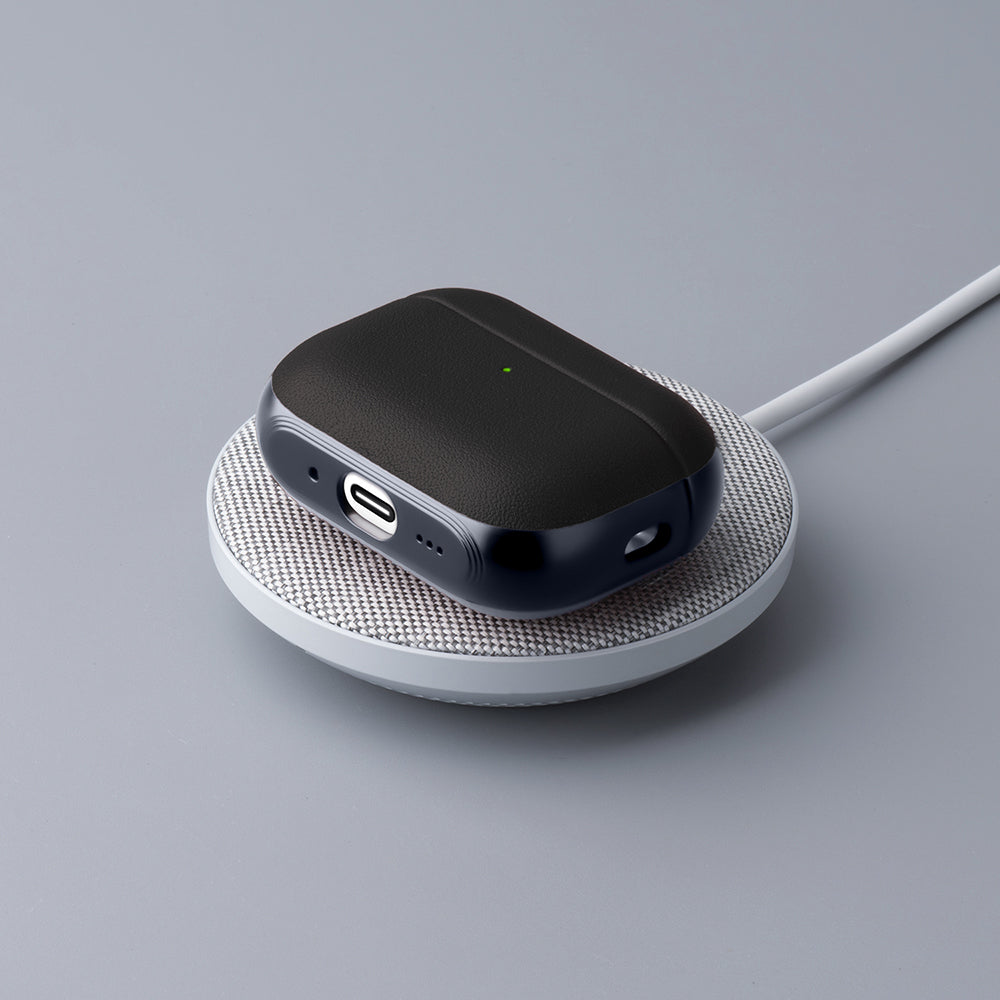 AirPods Pro 3 Kılıf M-Safe Şarj Özellikli Mutural Poying Serisi Deri Tasarımlı Kılıf
