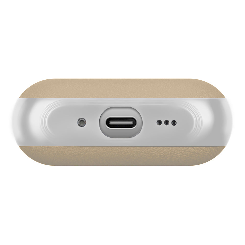 AirPods Pro 3 Kılıf M-Safe Şarj Özellikli Mutural Poying Serisi Deri Tasarımlı Kılıf