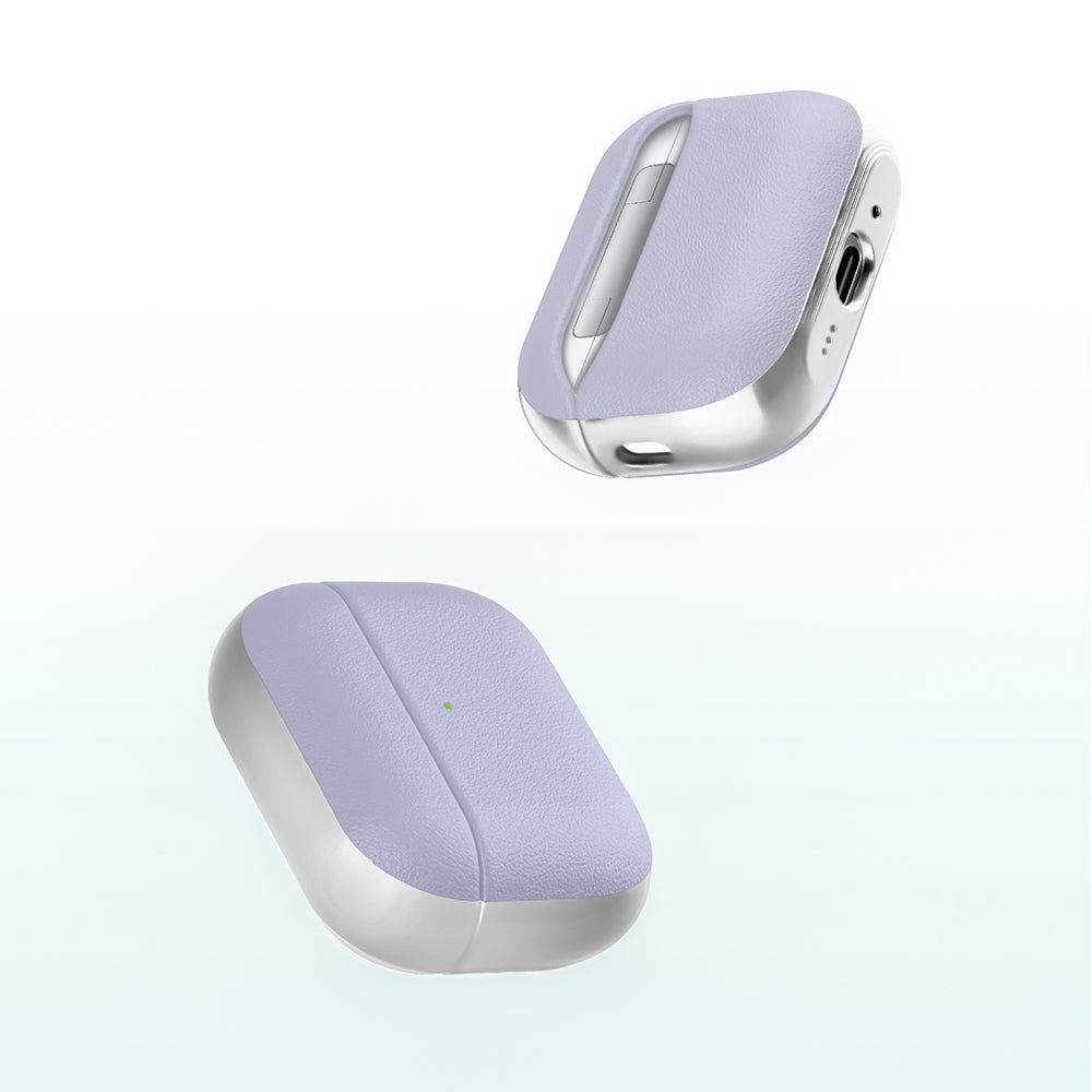 AirPods Pro 3 Kılıf M-Safe Şarj Özellikli Mutural Poying Serisi Deri Tasarımlı Kılıf
