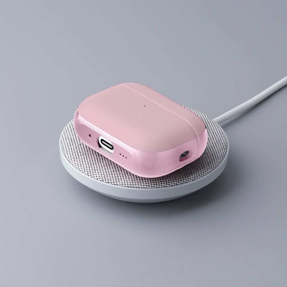AirPods Pro 3 Kılıf M-Safe Şarj Özellikli Mutural Poying Serisi Deri Tasarımlı Kılıf