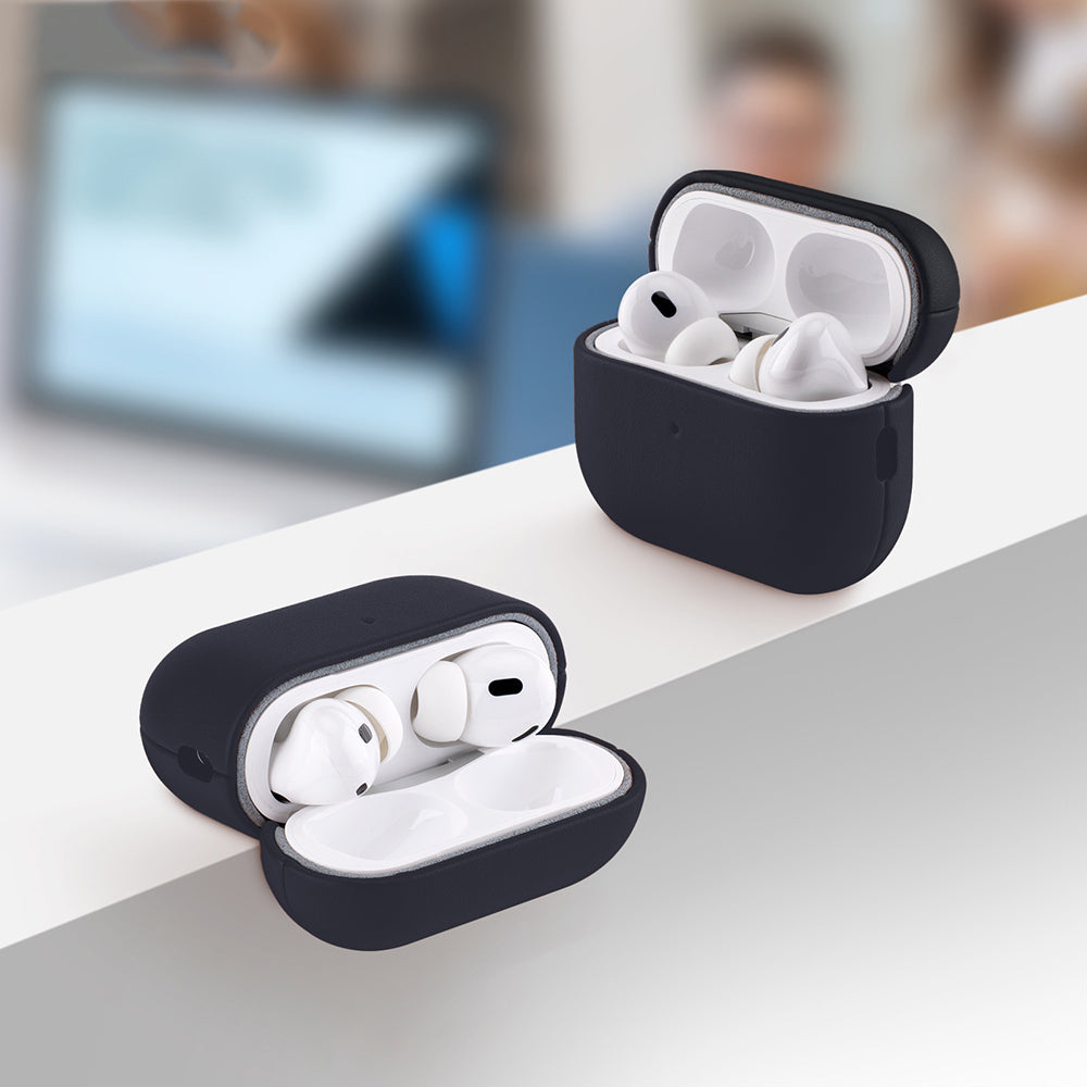AirPods Pro 3 Kılıf M-Safe Şarj Özellikli Mutural Yahu Serisi Deri Tasarımlı Kılıf
