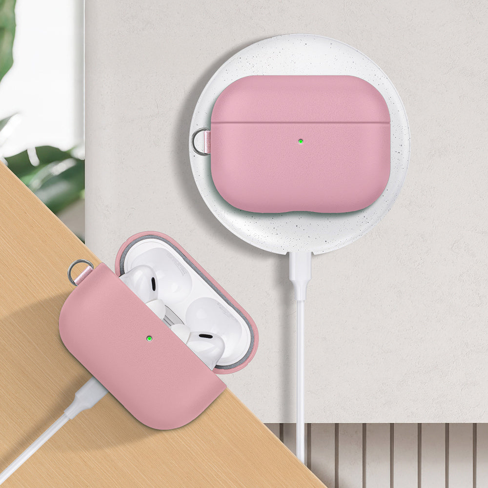 AirPods Pro 3 Kılıf M-Safe Şarj Özellikli Mutural Yahu Serisi Deri Tasarımlı Kılıf