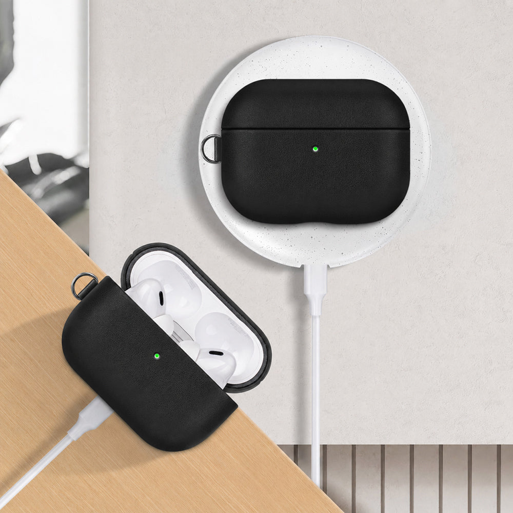 AirPods Pro 3 Kılıf M-Safe Şarj Özellikli Mutural Yahu Serisi Deri Tasarımlı Kılıf