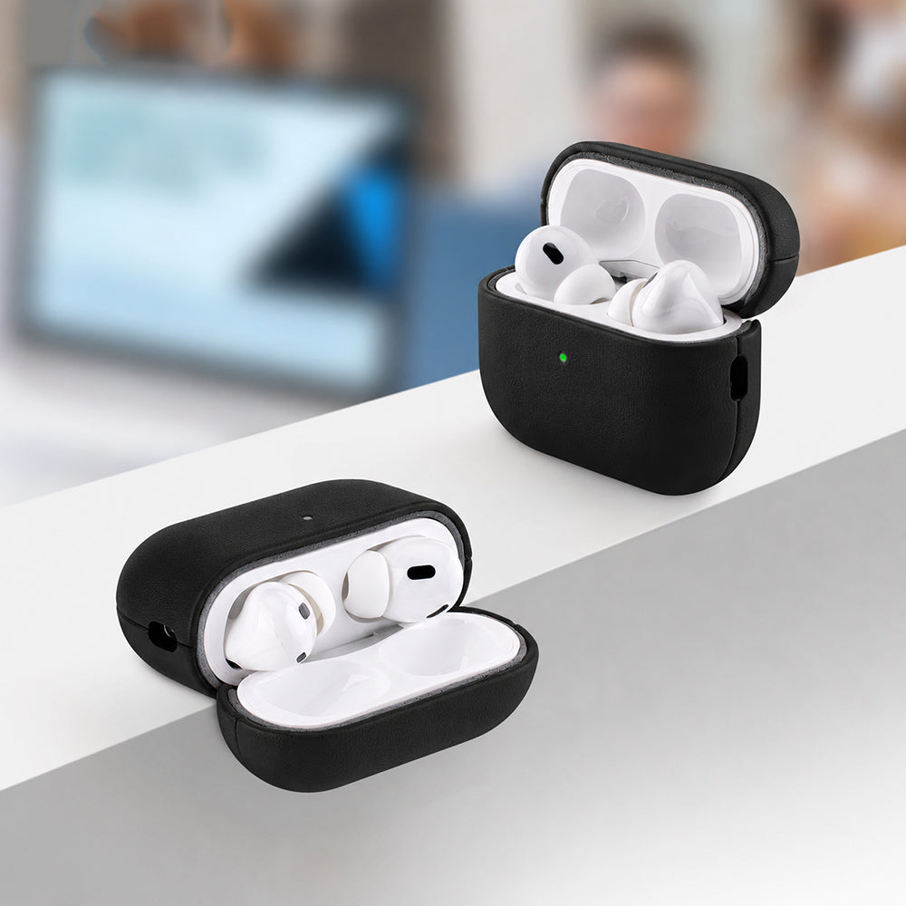 AirPods Pro 3 Kılıf M-Safe Şarj Özellikli Mutural Yahu Serisi Deri Tasarımlı Kılıf