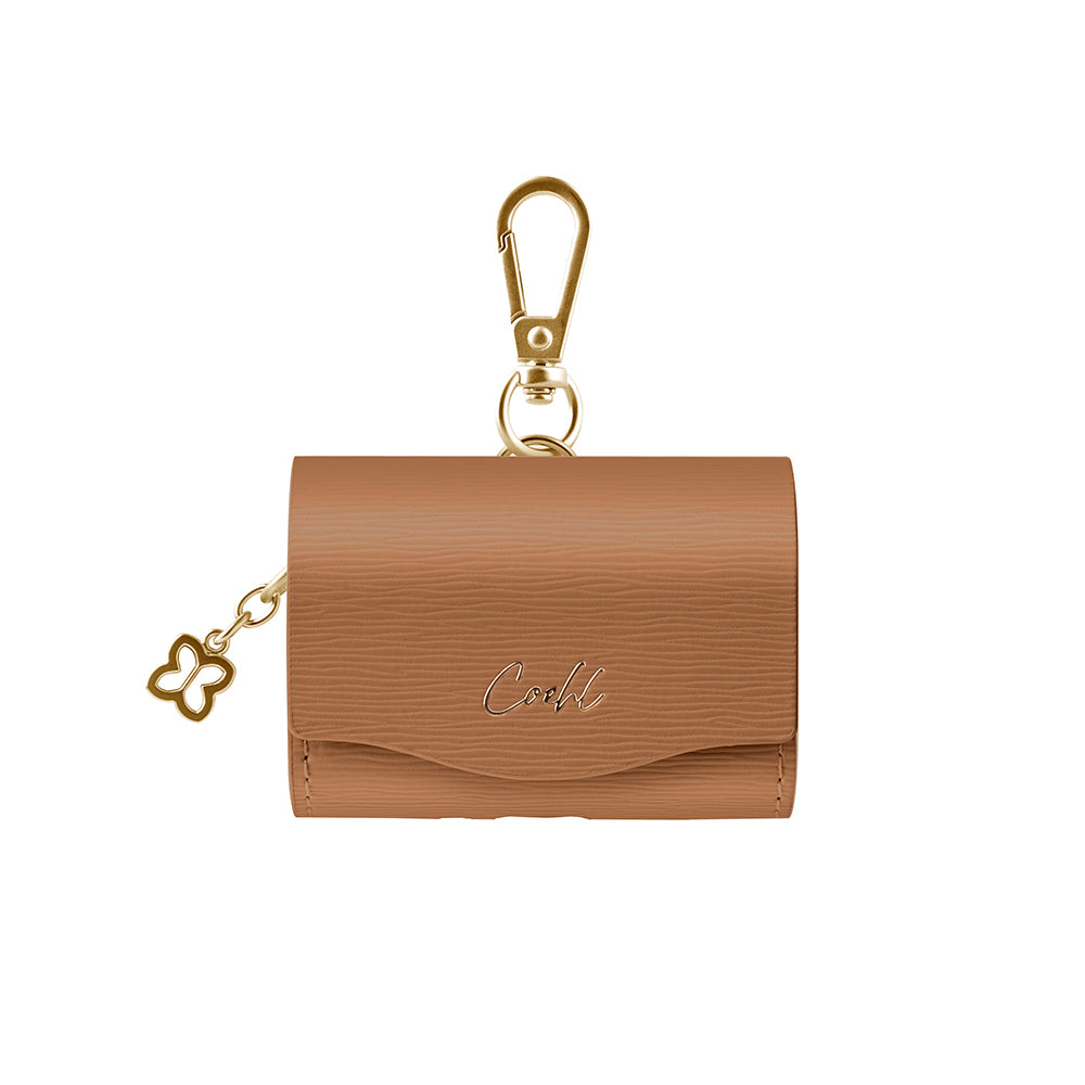 Airpods Pro 3 Kılıf PU Deri Çanta Tasarımlı Coehl Mirelle Serisi Kılıf