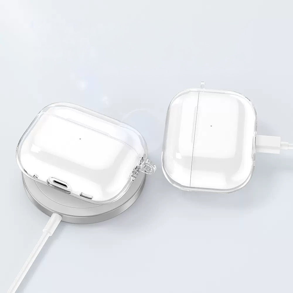 Airpods Pro 3 Kılıf Şeffaf Kristal Silikon Zore Airbag 14 Kılıf