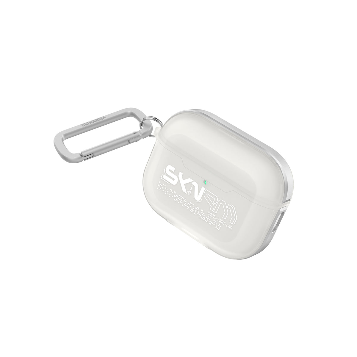 Airpods Pro 3 Kılıf Skinarma Transparan Mat Tasarım Kinzoku Kılıf