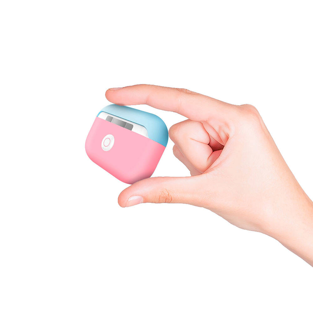 Airpods Pro Kılıf Boyun Askılı Parlayan Düğmeli Lisanslı Switcheasy Colors Silikon Kılıf