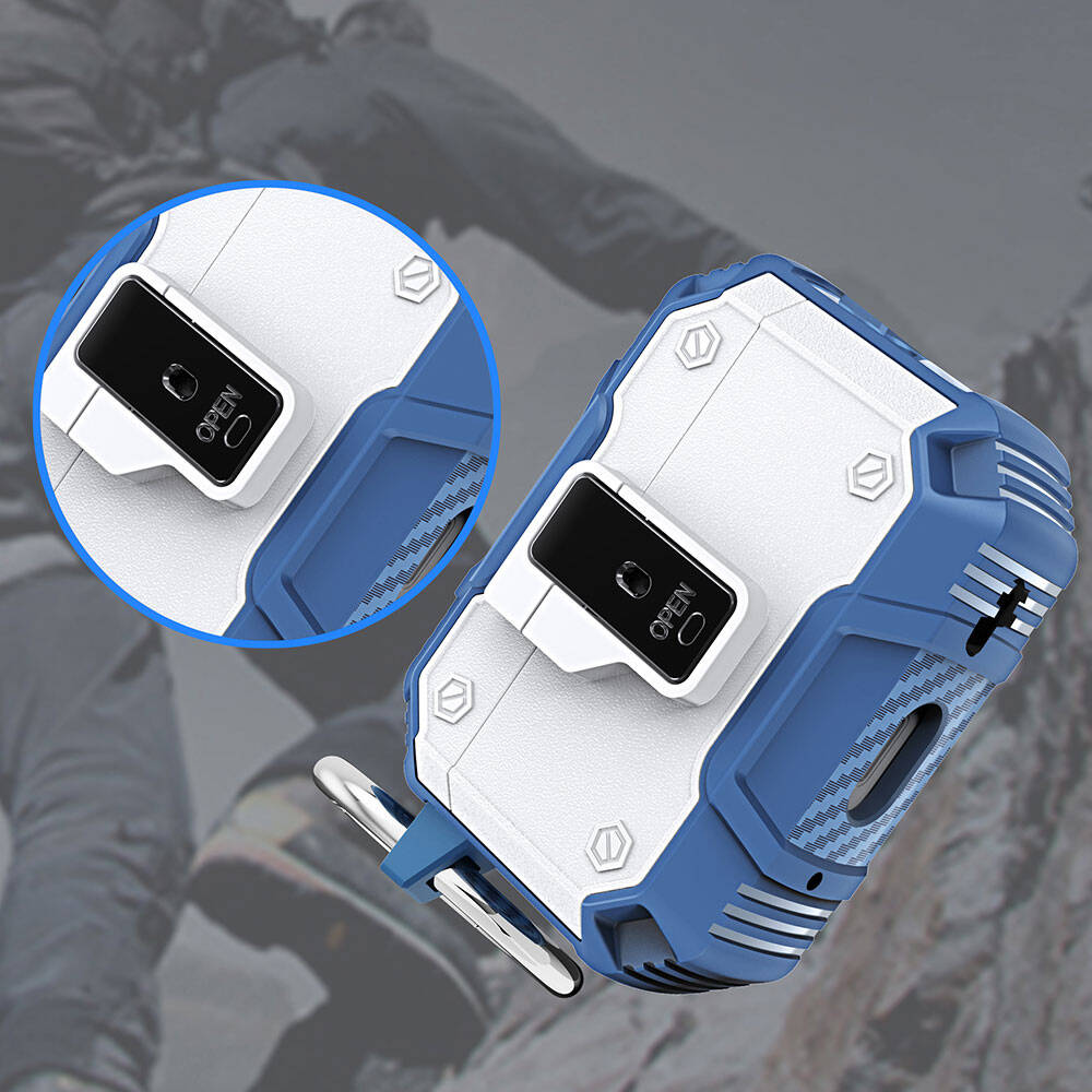 Airpods Pro Zore Airbag 35 Darbelere Karşı Dayanıklı Düğmeli Kılıf