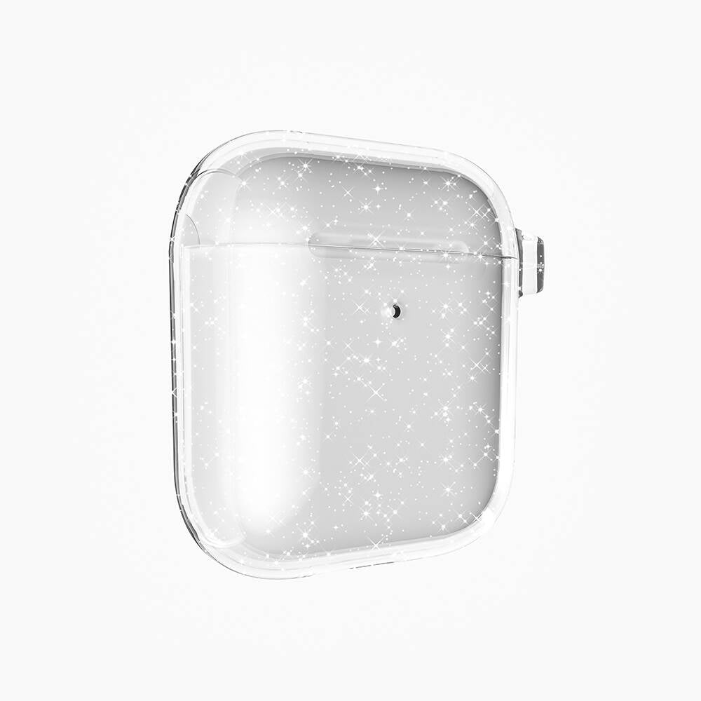 Airpods Zore Allstar Airbag 32 Parlayan Simli Saydam Renkli Kılıf