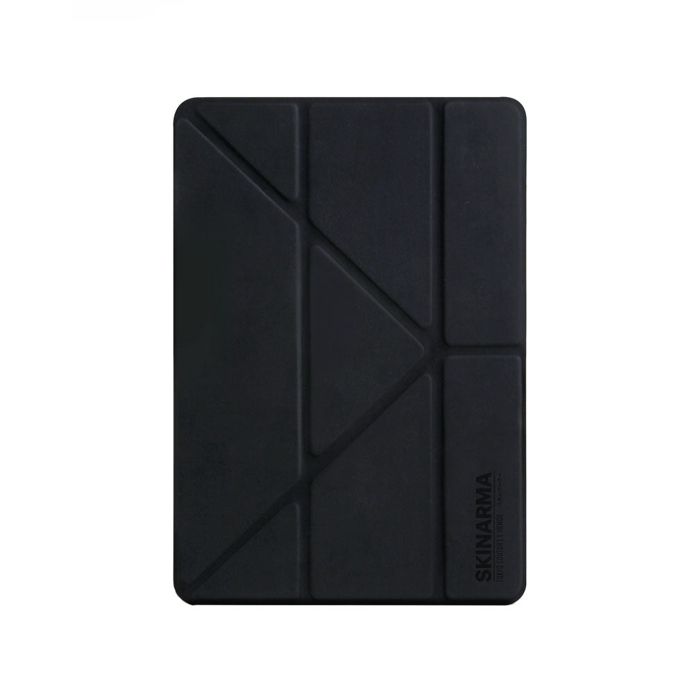 iPad 10.2 2021 (9.Nesil) Kılıf SkinArma Sticker Tasarımlı Arkası Şeffaf Standlı Mageru Kılıf