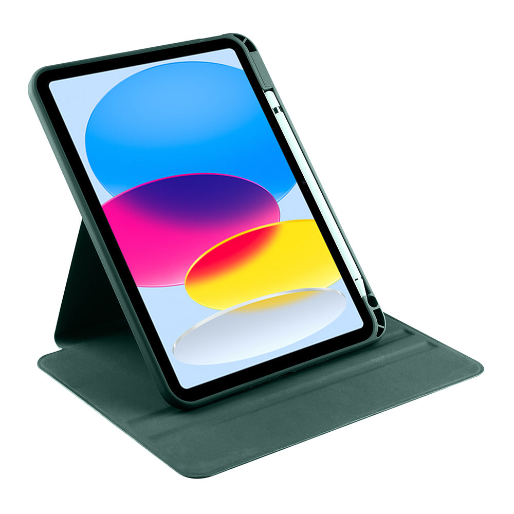 iPad 10.9 2022 (10.Nesil) Kılıf Zore Termik Kalem Bölmeli Dönebilen Standlı Kılıf