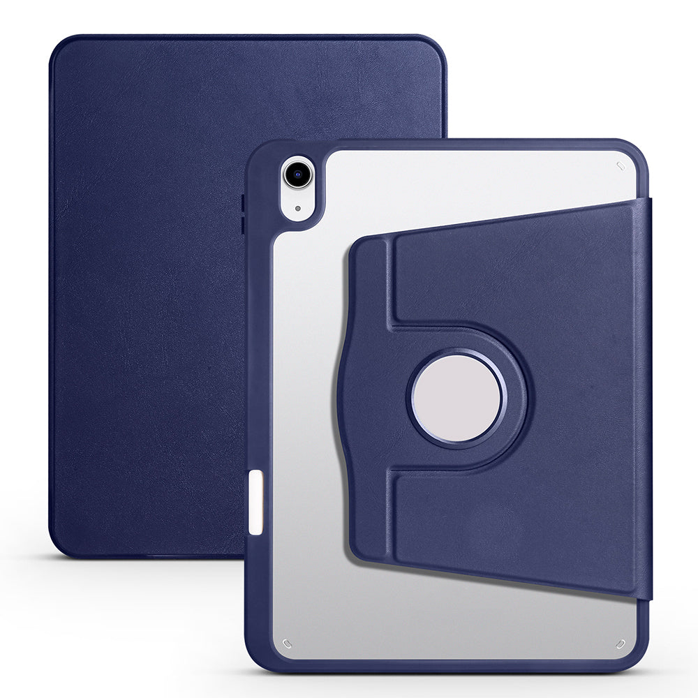 iPad 10.9 2022 (10.Nesil) Kılıf Zore Termik Kalem Bölmeli Dönebilen Standlı Kılıf