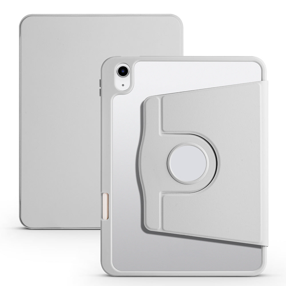 iPad 10.9 2022 (10.Nesil) Kılıf Zore Termik Kalem Bölmeli Dönebilen Standlı Kılıf
