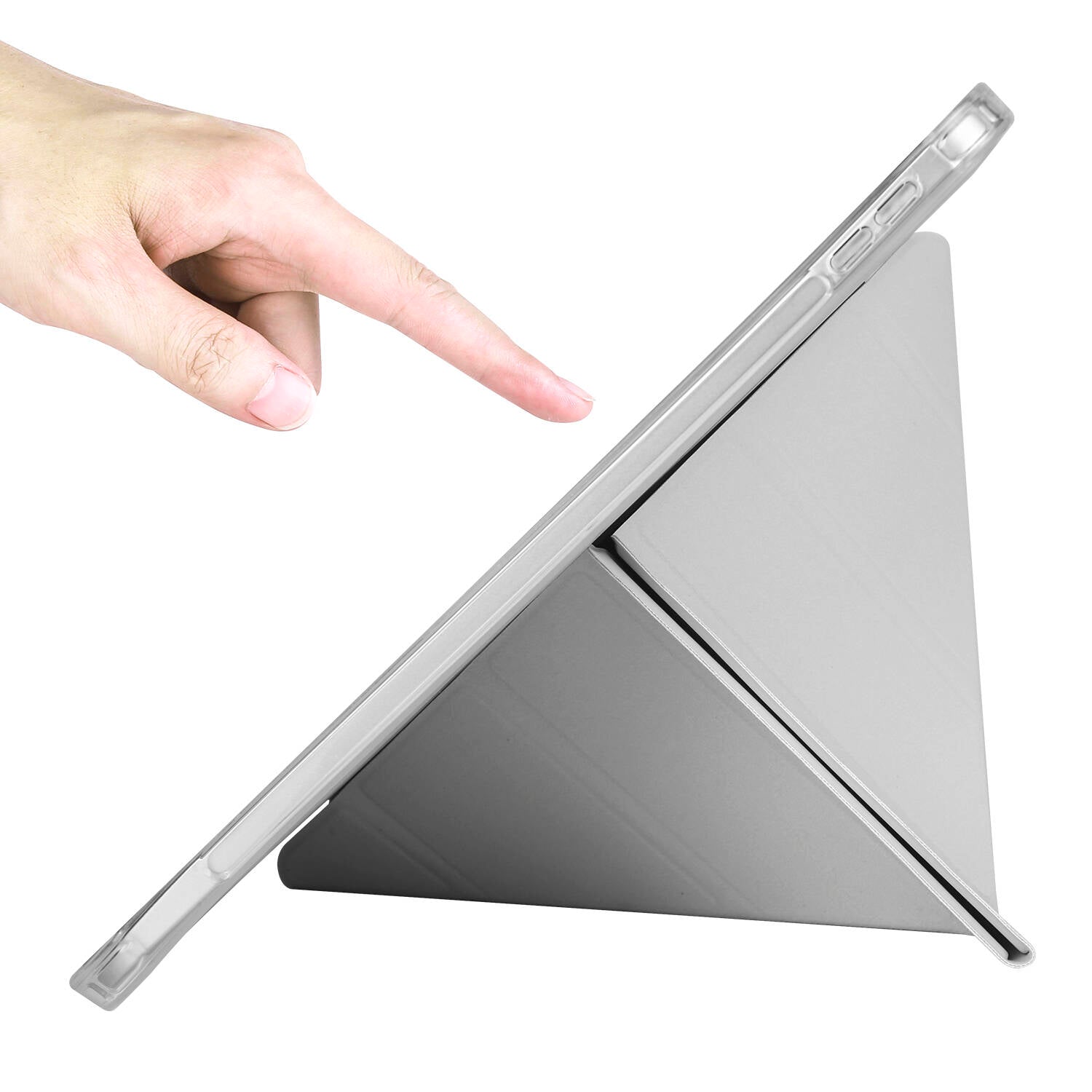iPad 10.9 2022 (10.Nesil) Kılıf Zore Tri Folding Kalem Bölmeli Standlı Kılıf