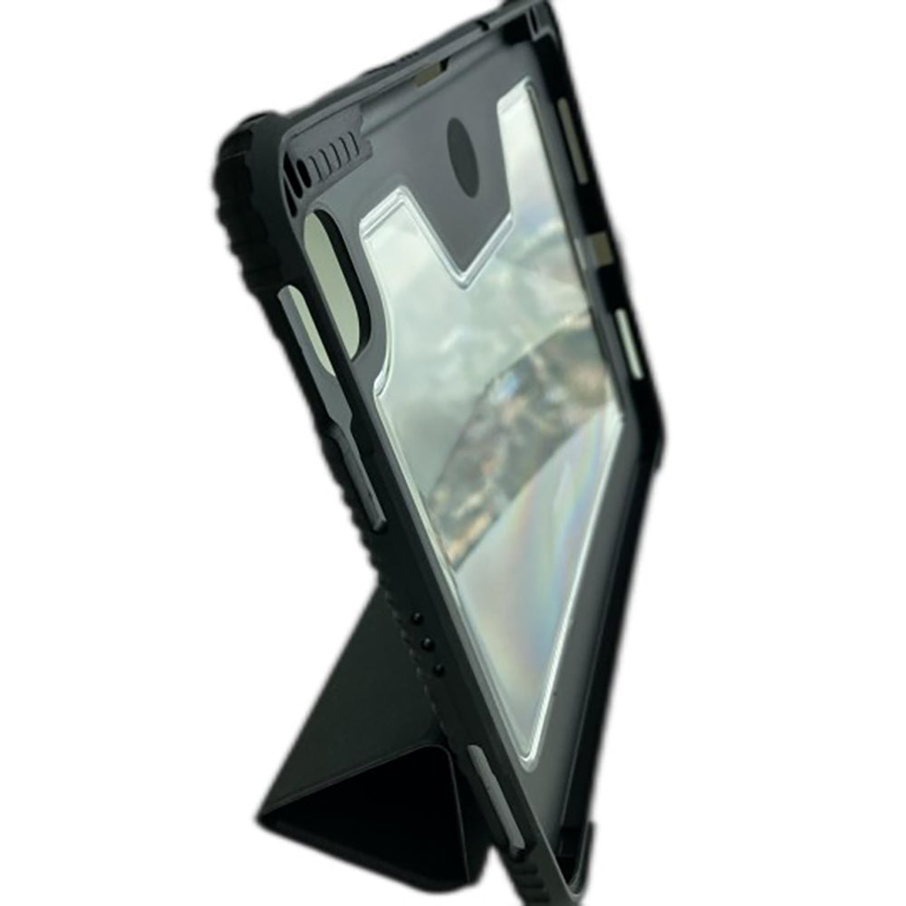 iPad 10.9 2022 (10.Nesil) Raptic Armor Serisi Airbagli Katlanabilir Standlı Smart Cover Kılıf