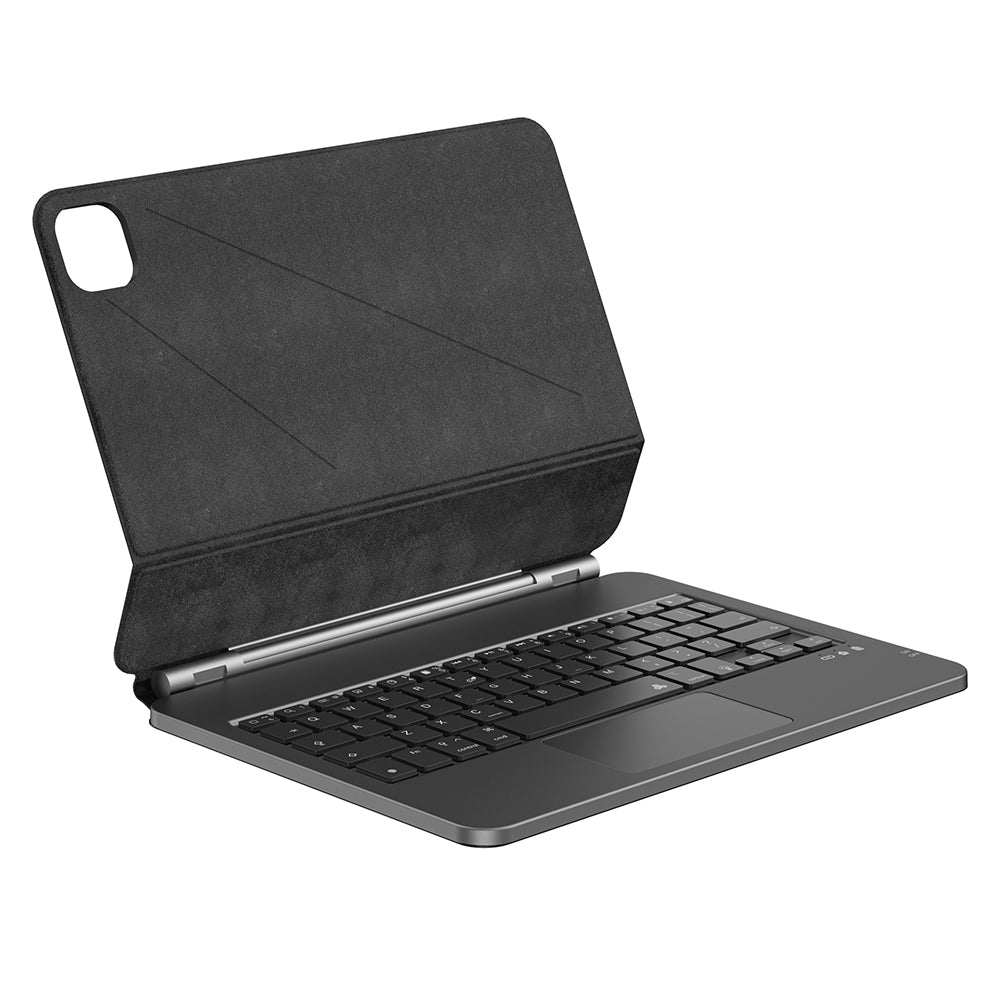 iPad 10.9 2022 (10.Nesil) Wiwu MK-003 Gizli Kalem Bölmeli Klavyeli Standlı Kılıf