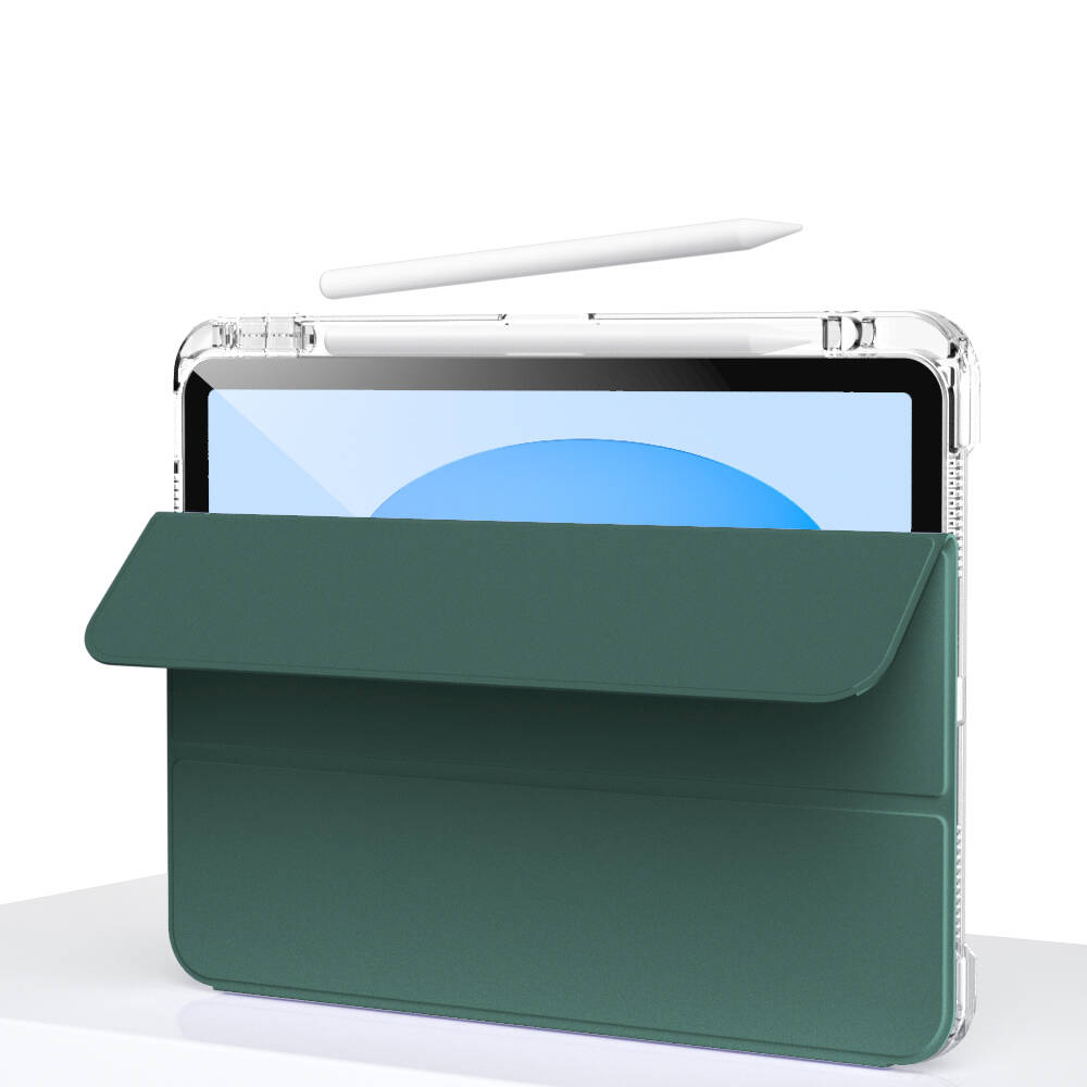 iPad 11.Nesil 2025 Kılıf Magnetik Ayrılabilen Airbagli Zore Sliding Tablet Kılıfı