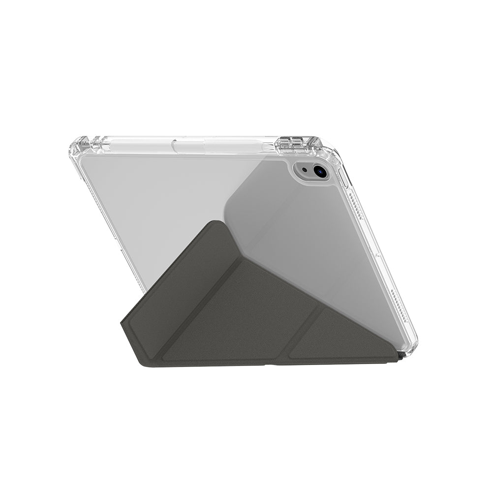iPad 11.Nesil 2025 Kılıf Skinarma Kalemlikli Arkası Şeffaf Standlı Magnetik Zeta Kılıf