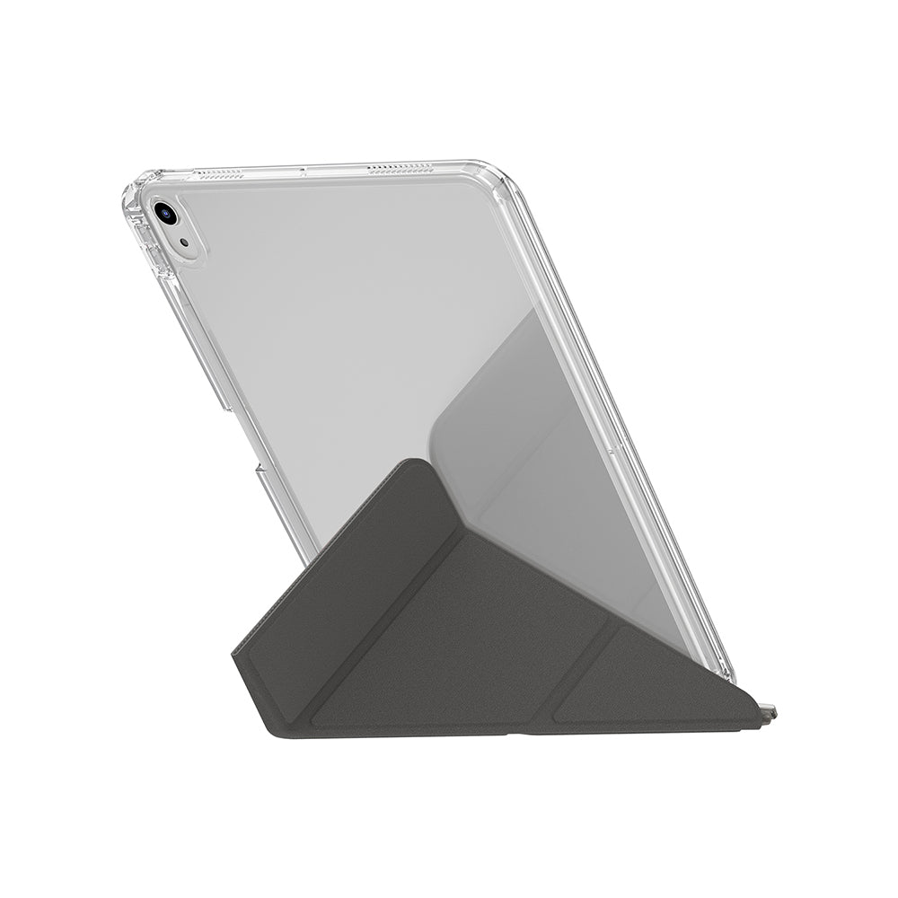 iPad 11.Nesil 2025 Kılıf Skinarma Kalemlikli Arkası Şeffaf Standlı Magnetik Zeta Kılıf