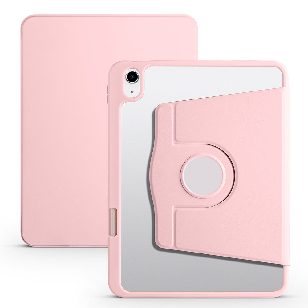 iPad 11.Nesil 2025 Kılıf Zore Termik Kalem Bölmeli Dönebilen Standlı Kılıf