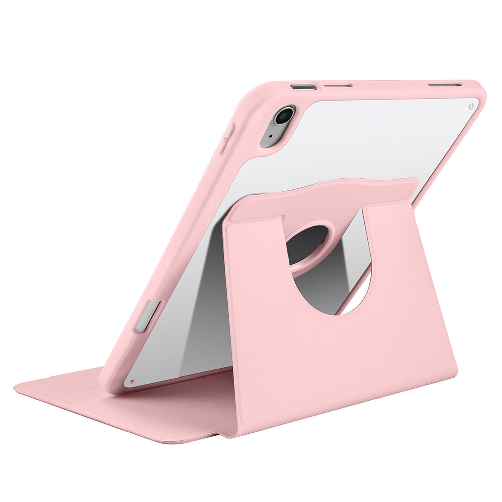 iPad 11.Nesil 2025 Kılıf Zore Termik Kalem Bölmeli Dönebilen Standlı Kılıf