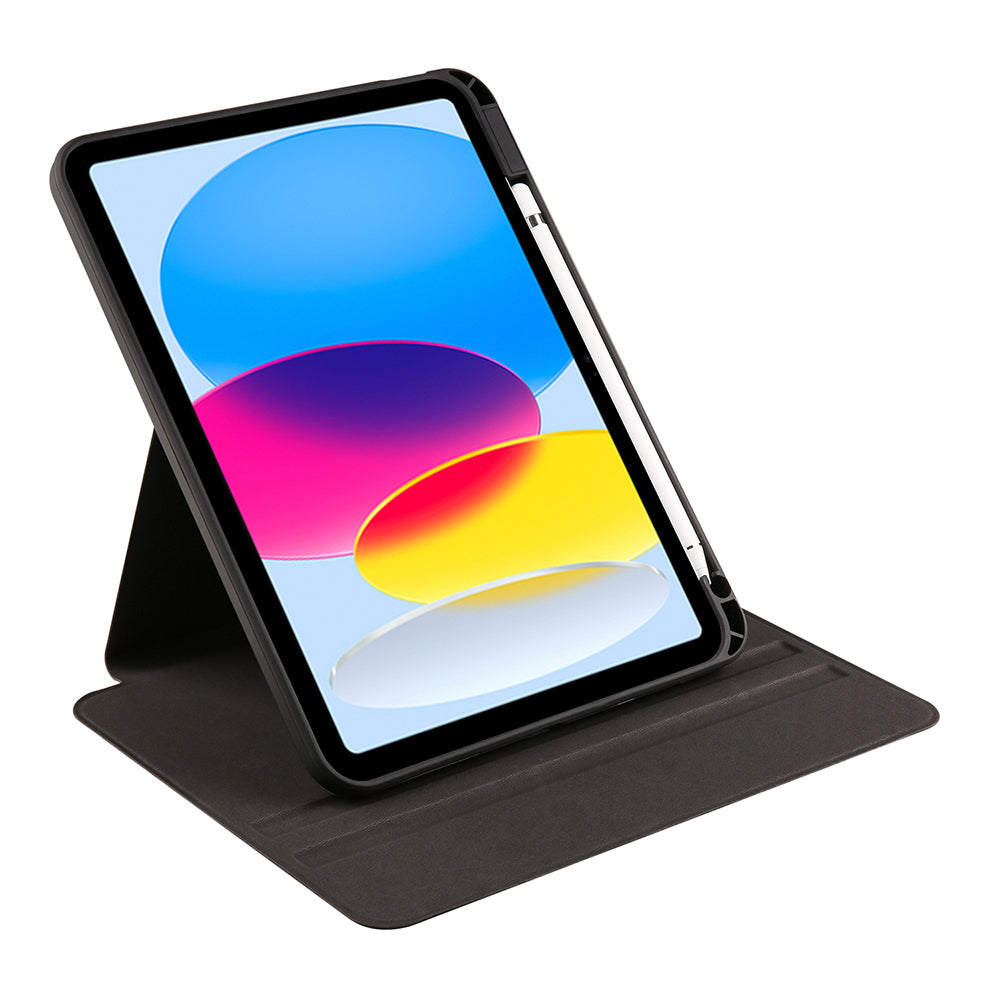 iPad 11.Nesil 2025 Kılıf Zore Termik Kalem Bölmeli Dönebilen Standlı Kılıf