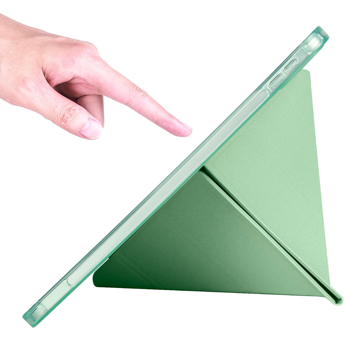 iPad 11.Nesil 2025 Kılıf Zore Tri Folding Kalem Bölmeli Standlı Kılıf