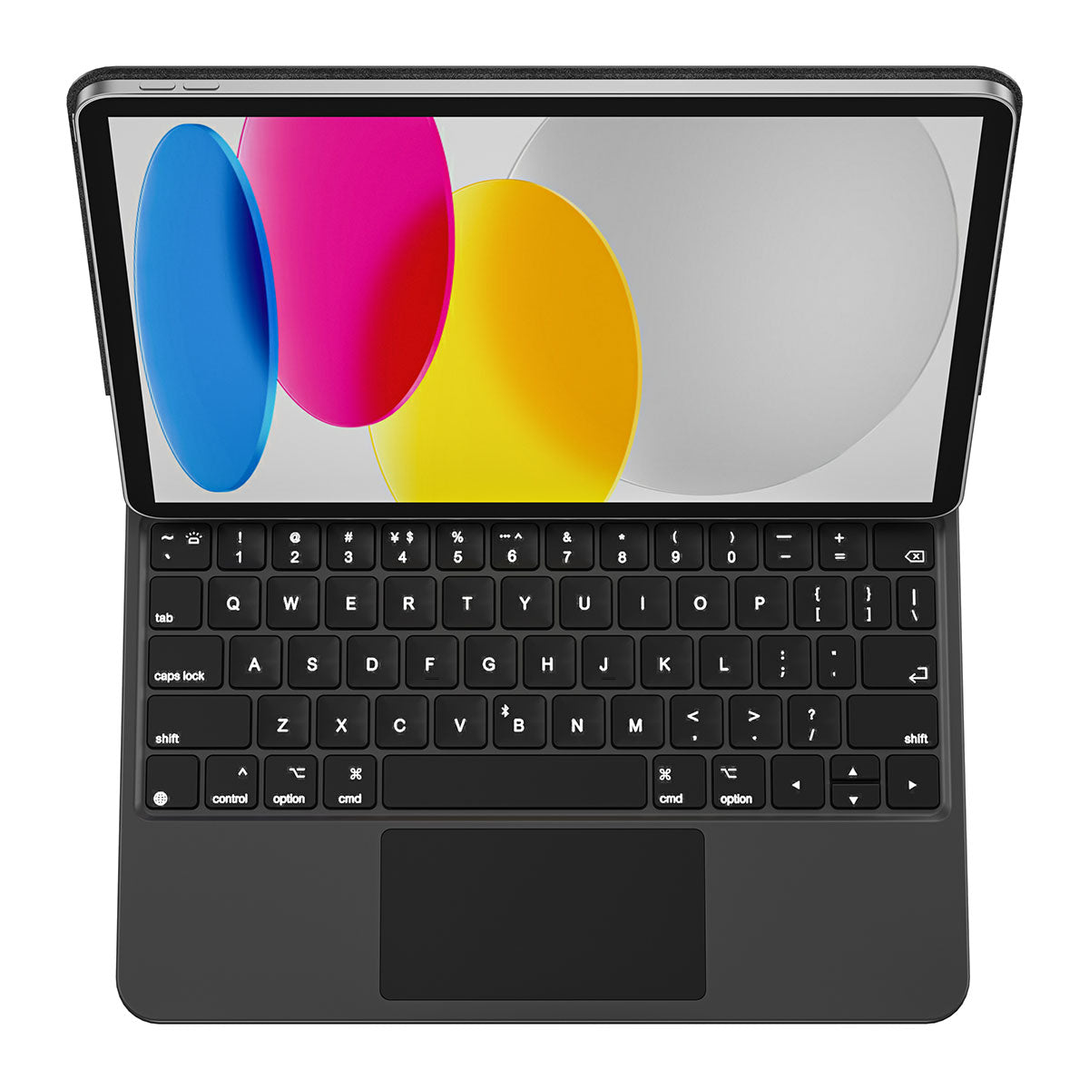 iPad 11.Nesil 2025 Klavyeli Kılıf Touchpad Klavye Aydınlatmalı Wiwu KX005 Keyboard