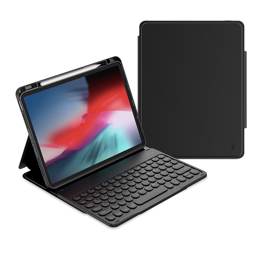 iPad 11.Nesil 2025 Wiwu Protective Gizli Kalem Bölmeli Klavyeli Kılıf