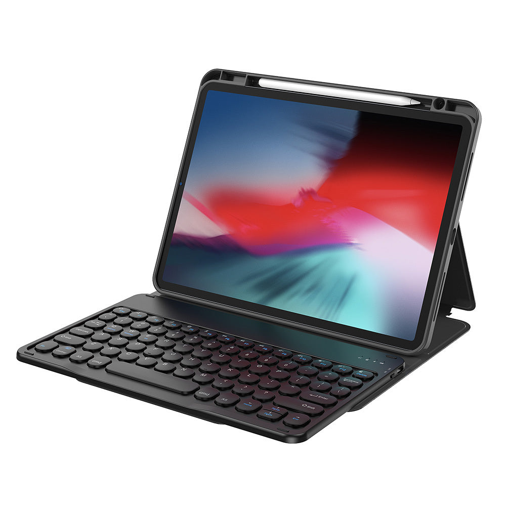 iPad 11.Nesil 2025 Wiwu Protective Gizli Kalem Bölmeli Klavyeli Kılıf