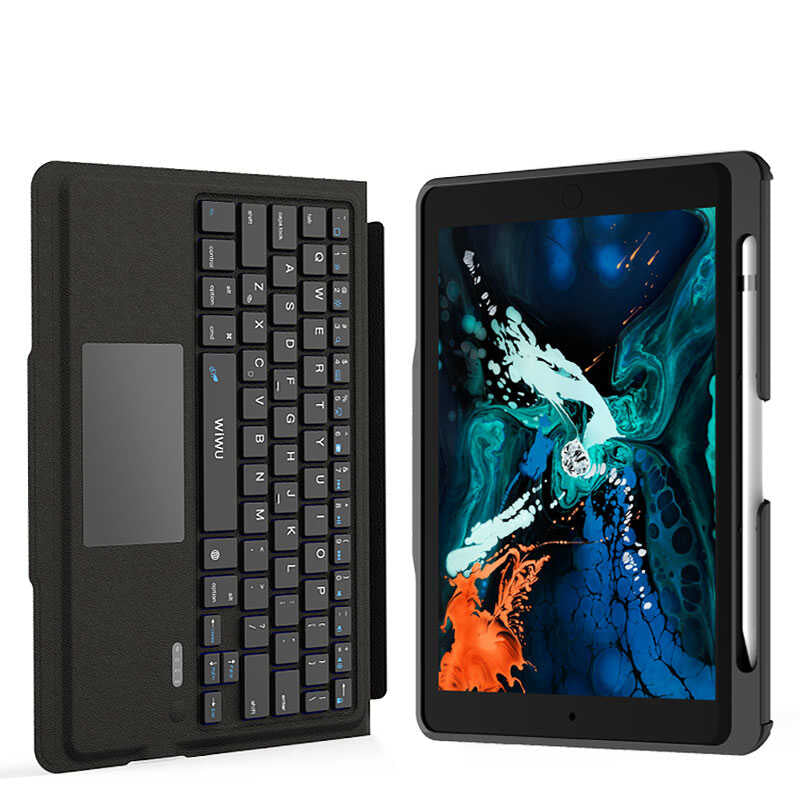 iPad Air 10.9 2020 (4.Nesil) Wiwu Keyboard Folio Kablosuz Klavyeli Kılıf
